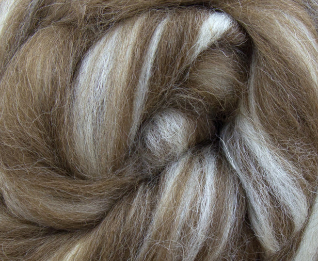 Brown Icelandic Wool Top – Laughing Lamb Fibers